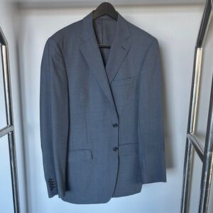 Versace Charcoal Blue Men's Blazer